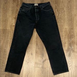 AGOLDE Riley High Rise Straight Crop 30